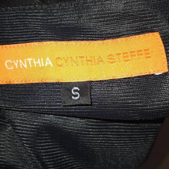 CYNTHIA STEFFE BLACK DRESS SZ.S EUC. - Picture 6 of 7